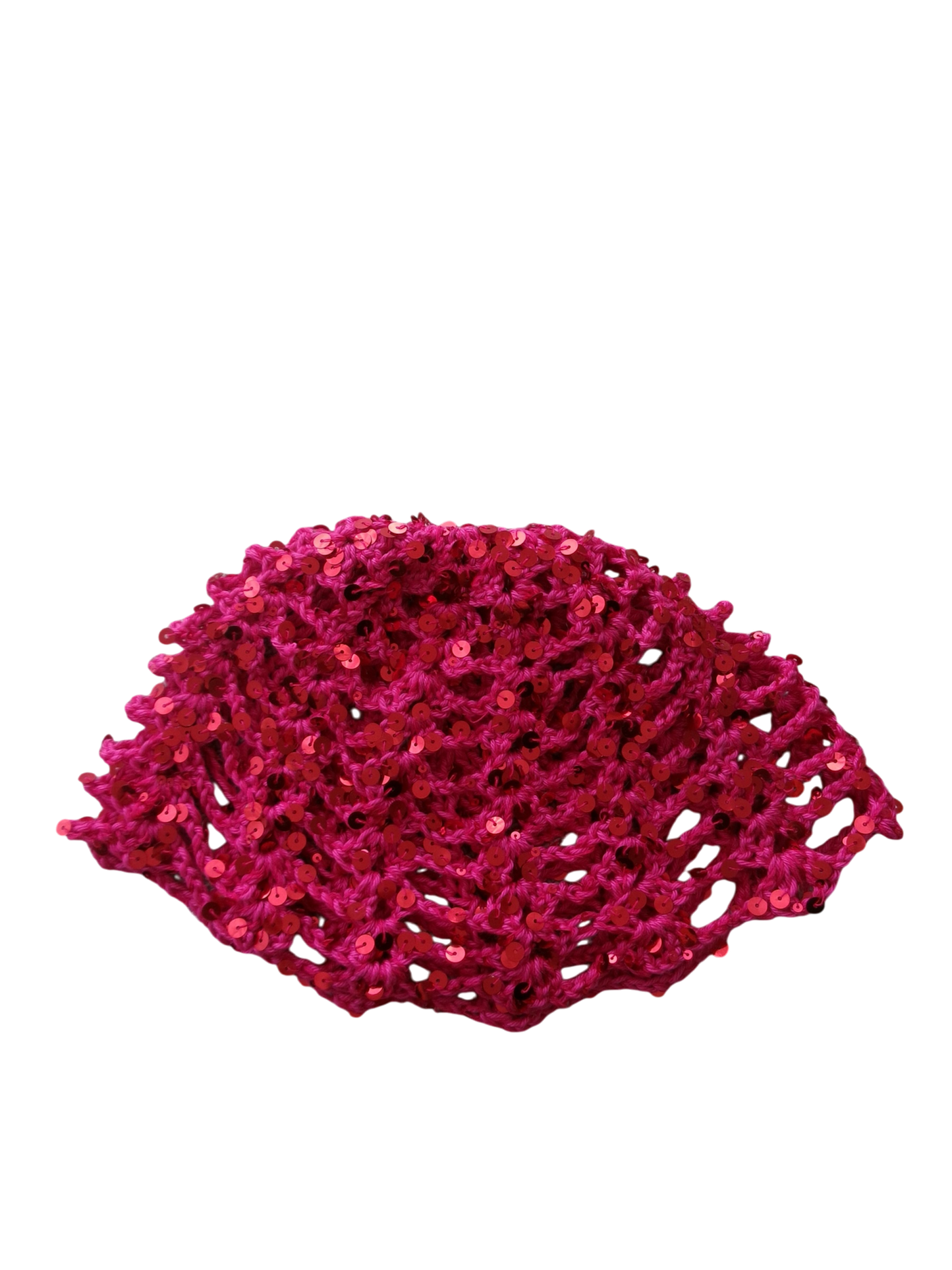 bonnet fuchsia sequins